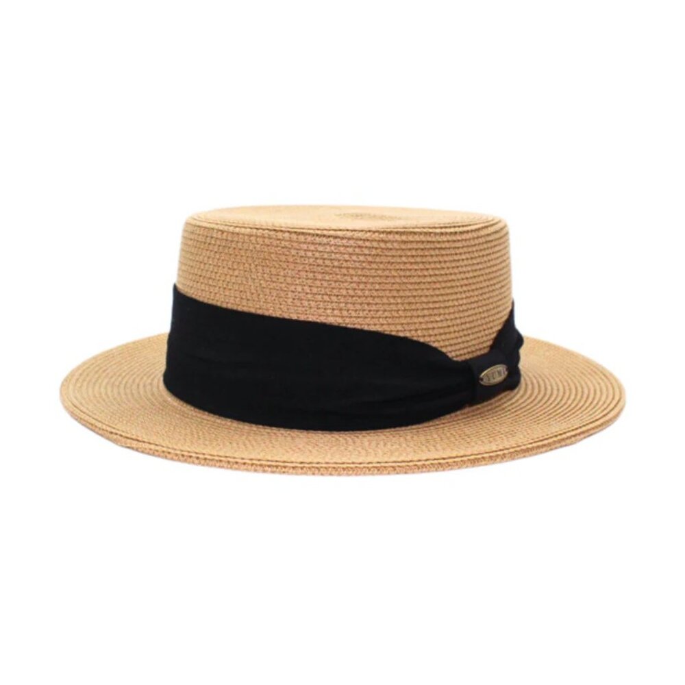 Womans Fashion sophisticated Classic Fedora Hat Adjustable to Fit - Picture 2 of 2